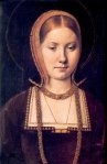 Katherine of Aragon c.1502 by Michael Sittow.